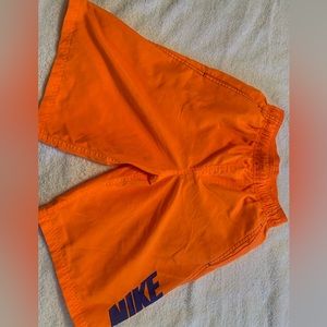 orange boys nike shorts